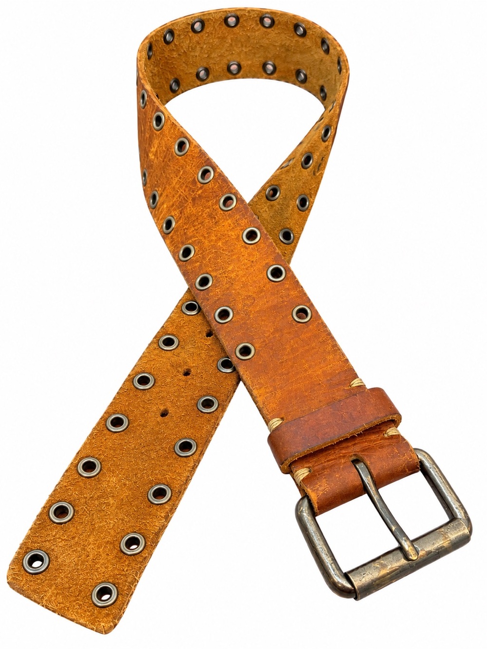 GAP Brown Leather Eyelet Belt